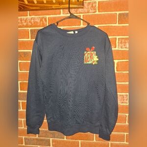 Navy blue Peanuts crewneck sweatshirt